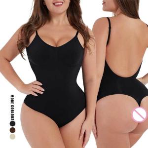 HEXIN 5XL Bodysuit Seamless Shapewear for Tummy Control and Breathable Fabric in