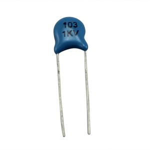 Blue Polyester Film Capacitor / High Voltage Ceramic Capacitors For X Ray