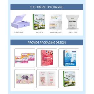 Portable Fabric Softener Dryer Sheets Custom Detergent Dryer Sheets