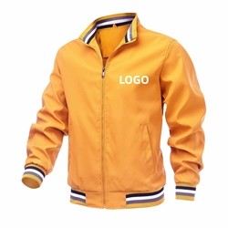 Leisure Classic American Style Comfortable Plus Size Loose Custom Logo Bomber