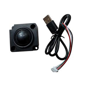 Cheap China black 1&quot;Industrial Trackballs for Heavy Duty Precision Control Systems for sale