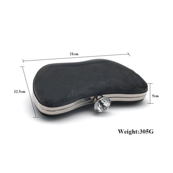 305g Butterfly Metal Clutch Frames 20.5*10.5*5cm Iron Minaudiere Frame