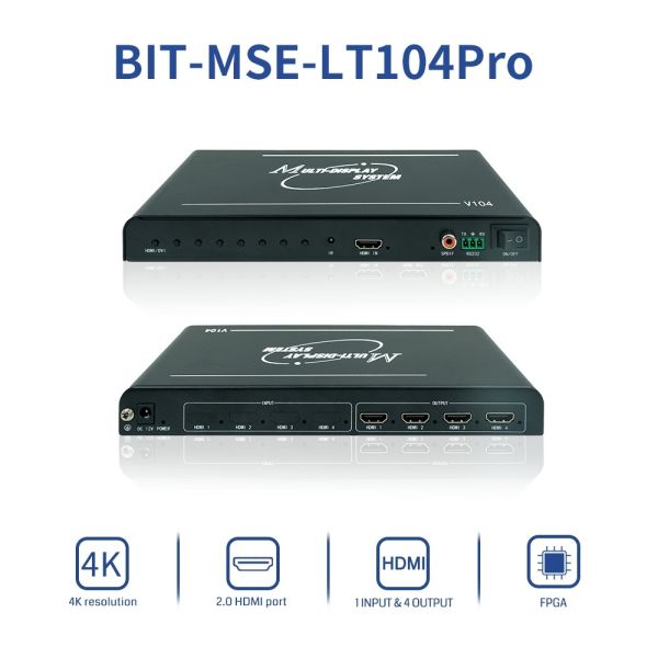 and Versatile BIT-MSE-LT104PRO Multi Display Controller for Multi-Screen and