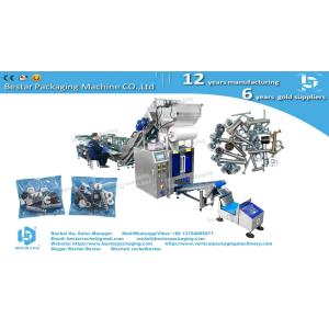 Hardware packing machine bucket conveyor type with enclosure to reduce noise