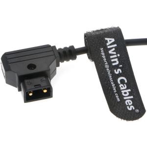 Rotatable Power Cable For Red-Komodo 2-Pin-Female Right-Angle To D-Tap Coiled