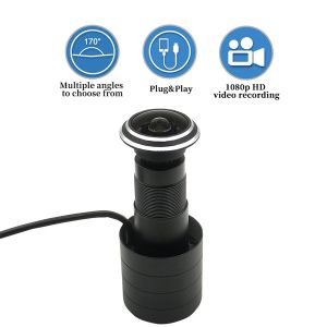 1080P USB Camera Type-C OTG UVC Driverless Home Security Door Peephole Camera