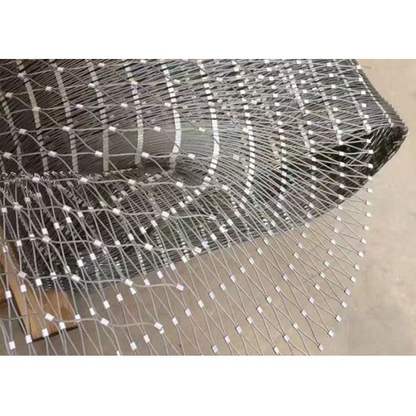 Quality 4mm Customized Stainless Steel Wire Rope Woven Mesh Non Rusting wholesale