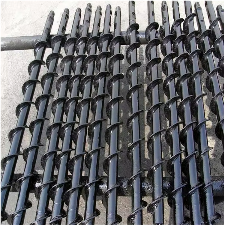 High Speed Anger Drill Pipe Single / Double Spiral Blades Threaded Drill Rod
