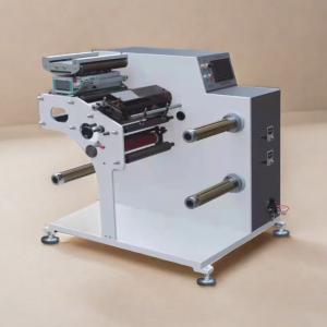 200m/Min Turret Label Slitter Rewinder Narrow Web Medium Speed Slitting Machine