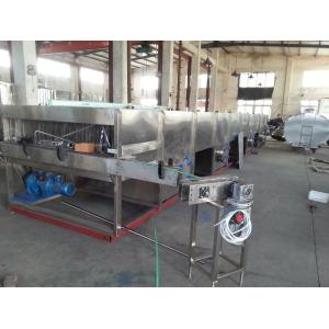 Depend Machine Capacity Industrial Fruit Jam Jar Cooling Tunnel Pasteurizing