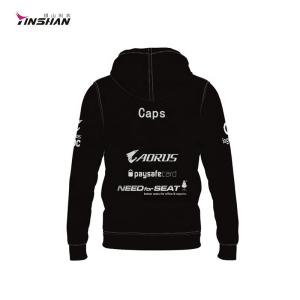 Custom Sportswear Sublimation Print Pit Crew Racing Men's Hoodies with V-neck