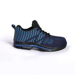 Black And Red Knit Safety Boots For With Lace-up Closure Type