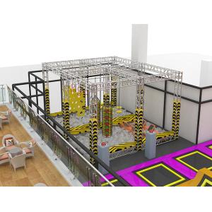 Candy Themed Trampoline Park Equipment , 20m Width Kids Exercise Trampoline