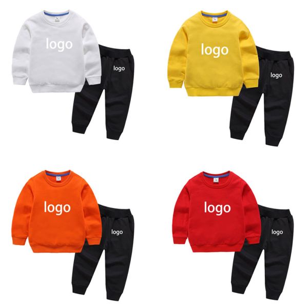 Quality 80cm-150cm Spring Children's Clothing Kids 2pcs Toddler Jogger Clothing Sweat Set wholesale