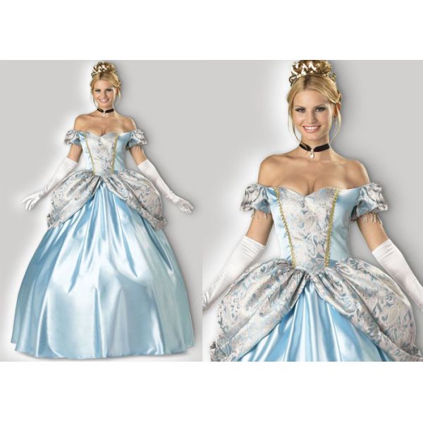Quality 4 Pcs Princess Halloween Costumes Enchanting Princess Dress 1053 For Party Carnival wholesale