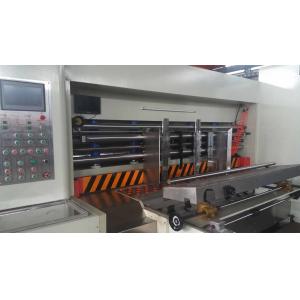 Auto Feeding Cutting Carton Printing Machine / Flexo Printing Slotting Machine