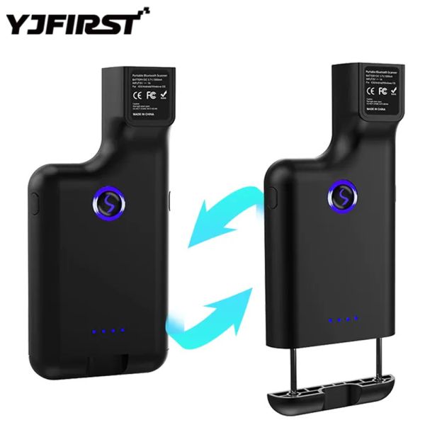 USB-C Barcode Scanner with Belt Strap Omnidirectional Backclip Scanner for Trolley & Logistics