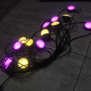 15 Bulbs 10m RGB Other LED Lights Lawn Light Post Tuya APP Control