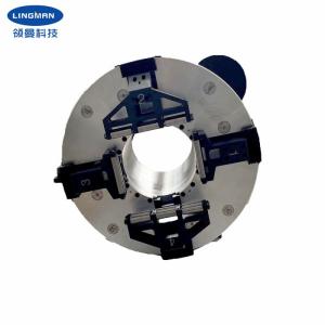 Higher Accuracy Rotary Pneumatic 4 Jaw Laser Chuck For Fiber Laser Cutting