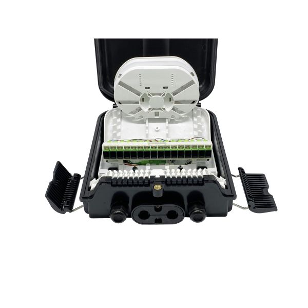 24 Core FTTH Pole Mounted Splitter Pigtails Adapter Fiber Optic Cable Terminatio