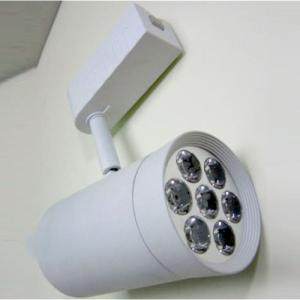China 7W Aluminum 7PCS LED Track Lighting White / Warm Spotlight AC100 - 265V on sale