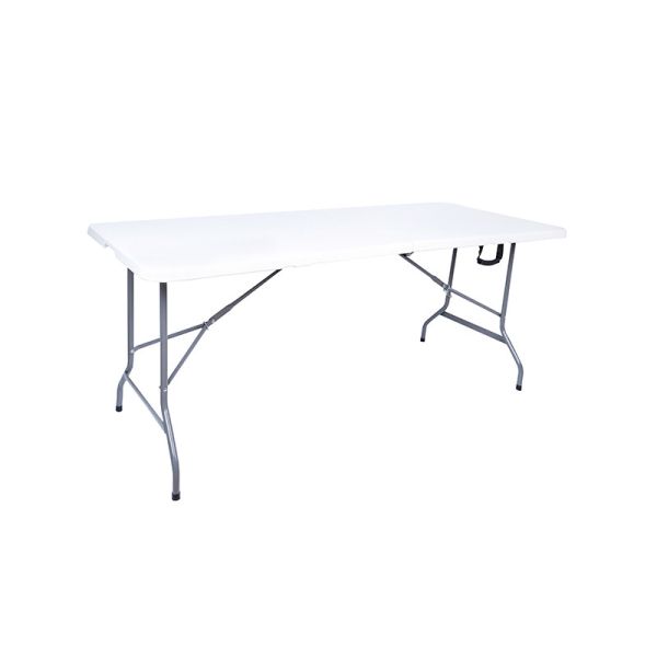 Quality Elegent Plastic Folding Tables Rust Resistance Fold In Half Tabletop Panel wholesale