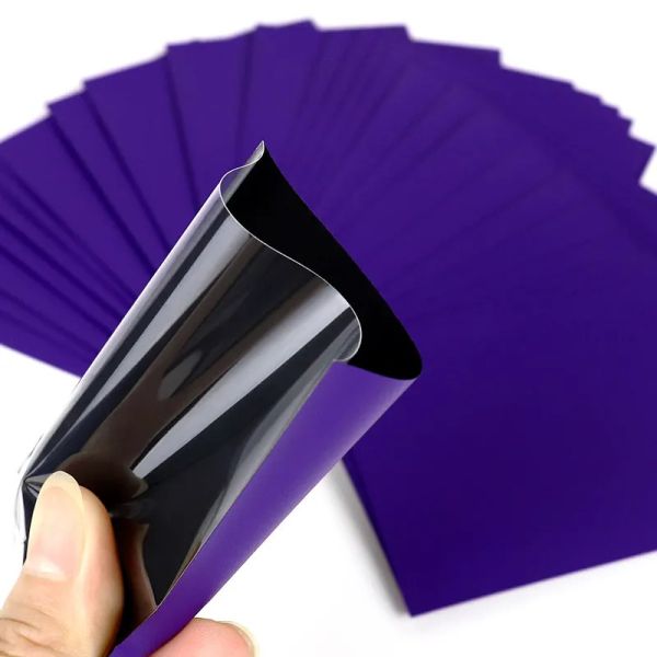 Black Interior Crystal Clear Front Dual Matte Trading Card Sleeves For MTG