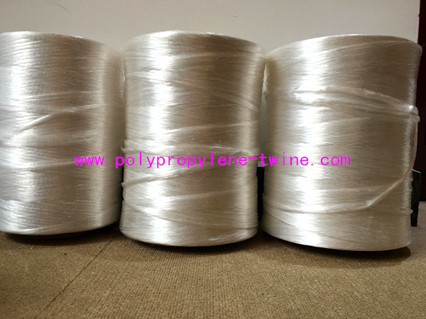 100% Virgin Polypropylene Fillers , High Strength Split Yarn White Color