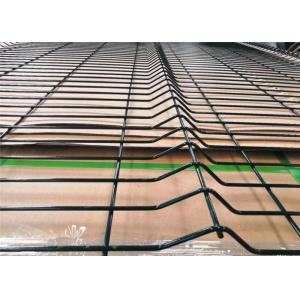 PVC Coated Highway Triangle Bending Fence Panel 3D Curved Mesh Panel For Garden