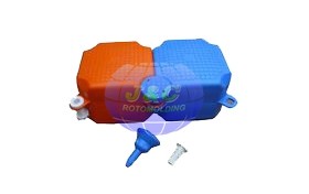 Polyethylene Plastic Rotomolded Pontoons Floats By Aluminum Rotational Molds
