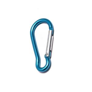 Multicolored Pear Shaped Aluminum Carabiner Camping Keychain Backpack Snap Hook