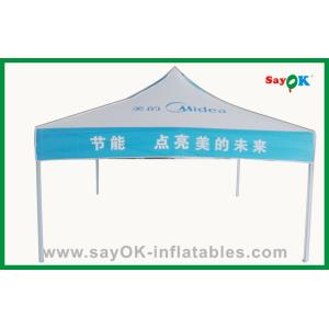 Foldable Canopy Tent Logo Printing Folding Tent Commercial Steel / Aluminum