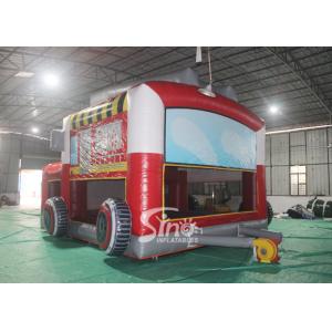 The Blow Up Fire Truck Inflatable Bouncy Castle For Kids And Adults Party Time