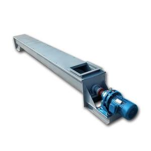 Cheap 315mm Diameter U Trough Screw Conveyor Safe Convenient Easy Maintain With Shaft for sale