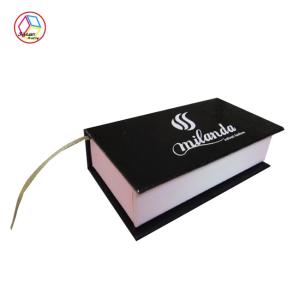 Small Cardboard Presentation Boxes Black Color CMYK Pantone Printing