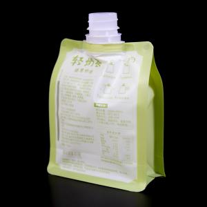 Functional Octagonal Plastic Spout Pouch With Cap Convenient Liquid Dispensing