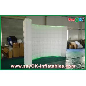 Inflatable Led Photo Booth White Inflatable Photo Booth , Inflatable LED Wall