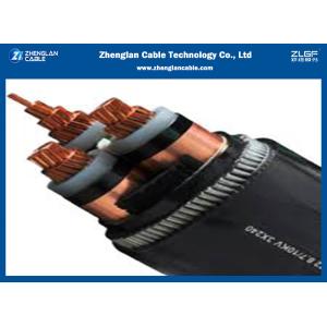 33KV Cu XLPE SWA/STA PE Medium Voltage Power Cables 3x75 SQMM