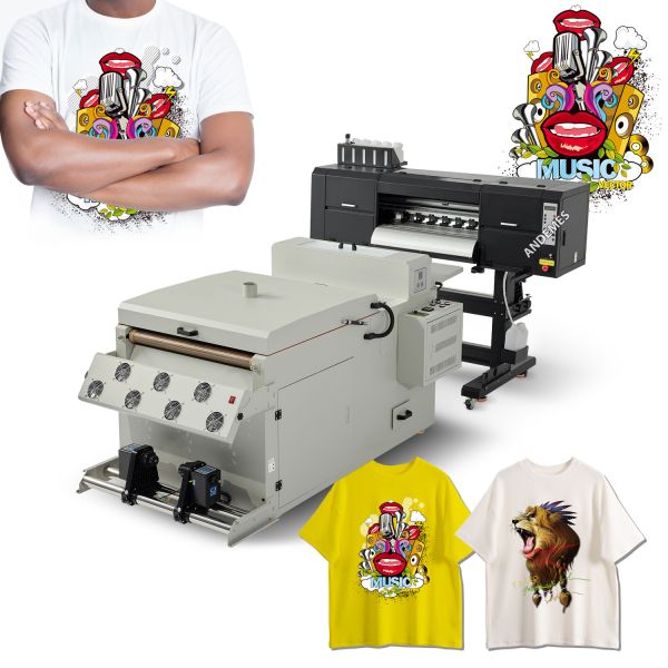 Quality A1 Four Heads 65cm DTF Printer Conveyor Belt Baking Machine T Shirt Printing Machine Economic Dryer wholesale
