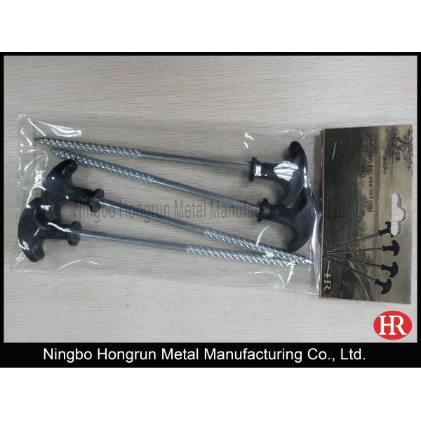 21cm heavy duty steel rock tent pegs