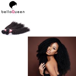 China Real Tangle Free Mongolian Hair Extensions Natural Curly Human Hair Weave on sale