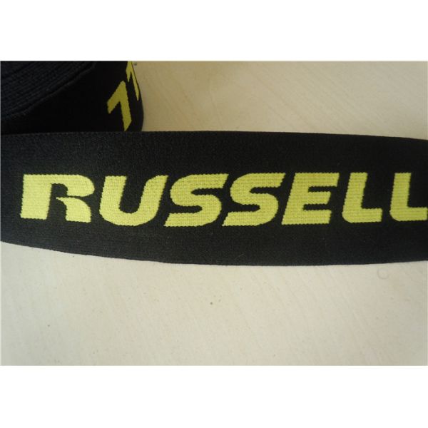 Quality Orange Black Sport Elastic Band , Elastic Webbing Belt High Tensile wholesale