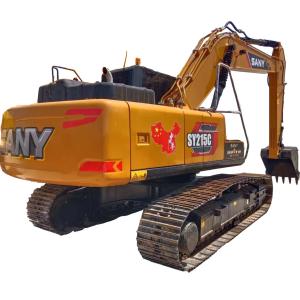 Cheap 2016 SANY SY215C 215C Used Excavator 21.5 Ton Hydraulic Digger with Engine SANY for sale