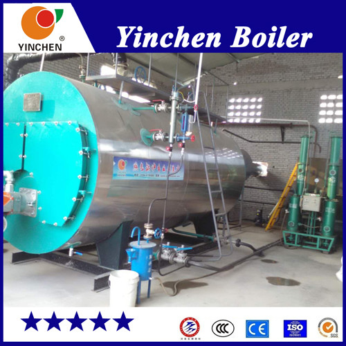 Diesel Fired Steam Generator Cylindrical Boiler Used In Package Machine Industry