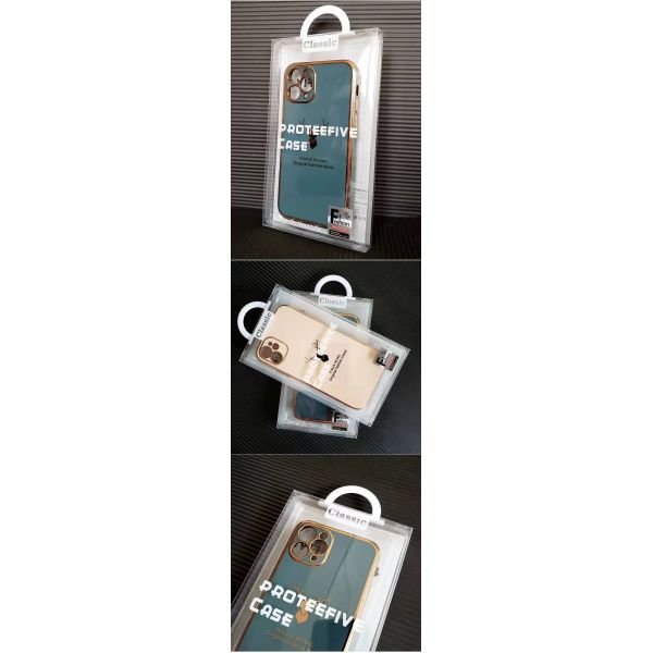 PVC Electronic Cover Mobile Case Packaging Box Pouch With Blister Insert