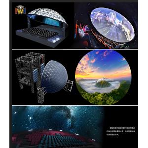 4D/9D Flying Cinema VR Dome with Curved Screen for Theme Parks