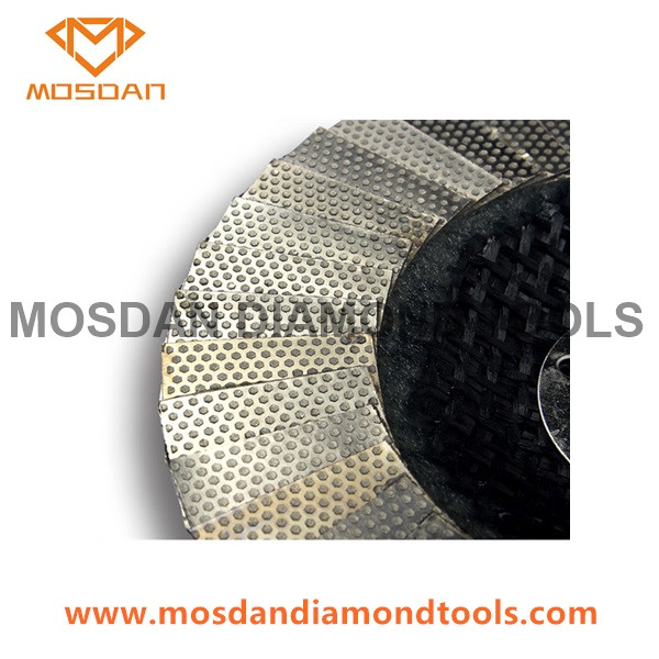 4'' Electroplated Diamond Abrasive Flap Disc for Marble Granite
