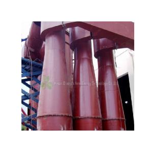 Cheap Red Cyclone Dust Separator Collector / Cement Dust Collector Filter Long Using Life for sale