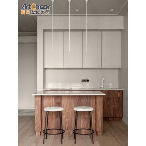 Customized Color Particle Board Kitchen Cabinets With Lacquer Paint Finish For