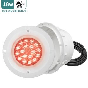 SS316 PC Led Underwater Pool Lights Synchronization Control PAR56